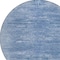 Homeroots 8' Denim Blue And Sky Blue Round Abstract Washable Indoor Outdoor Area Rug 587634 - alternate 2