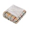 Homeroots 50" X 60" White Yellow and Green Faux Fur Geometric Plush Throw Blanket 535297 - alternate 1