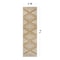 World Rug Gallery Contemporary Geometric Stripe Weather Resistant Reversible Indoor/Outdoor Rug 2 ft x 7 ft Natural WR109NATURAL2X7 - alternate 3