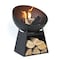 Deko Living 30 Inch Round Outdoor Steel Wood Burning Fire Pit COB10515 - alternate 2