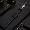 Elegani Alligator-Embossed Leather Band Compatible with Apple Watch 44mm, Black/White, Black Buckle LAD-BLKWHT-BLK-44 - alternate 2
