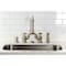 Kingston Brass Bridge Kitchen Faucet with Brass Sprayer, Antique Brass KS7753AXBS - alternate 3