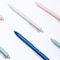 Deli LINFNI Retractable Gel Pen 0.5mm, Blue Ink, Metal Clip, 12PK EG86-BL - alternate 2
