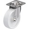 Zoro Select Swivel Plate Caster, Nylon, 5 in., 330 lb., SS LEX-PO 125XR - alternate 1