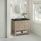 James Martin Vanities Breckenridge 36" Single Vanity, Whitewashed Oak, w/ 3 CM Phantome Eclos Top 330-V36-WWO-3PHT - alternate 3