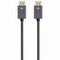 Monoprice DisplayPort 1.4 EasyPlug Nylon Braided Cable  6ft  Gray 40783 - alternate 1
