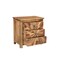 Homeroots 30" Brown Solid Wood Three Drawer Nightstand 521215 - alternate 3