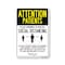 Signmission Public Safety, Patients Practice Social Distancing, 18in X 12in Aluminum, OS-NS-A-1218-25399 OS-NS-A-1218-25399 - alternate 1