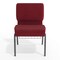 Flash Furniture Hercules Church Chair, 21-1/4 in W 25" L 33" H, Fabric Seat FD-CH0221-4-SV-RED-BAS-GG - alternate 2