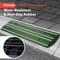 Pyle 4 ft. Rubber Threshold Curb Ramp, Heavy Duty, Non-Slip Car Ramp for Driveways, Garages, and PCRMP4SG - alternate 2