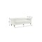 Homeroots 92" Cream Linen Chesterfield Wood Sofa 543988 - alternate 3