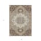 Homeroots 3' X 5' Chocolate Beige And Gray Oriental Washable Indoor Outdoor Area Rug 596620 - alternate 2