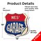 Signmission Wes's Garage, 18 inch X 18 inch, Vinyl Decal, 2PK SHI-D-2PACK-18-383-WES - alternate 2