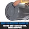 Magnum Tool Gray 44 Gallon Trash Can Set, Trash Can, Quiet Dolly, and Reinforced Lid, 5 Set CMTC-CLD0-44G05 - alternate 2