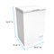 Avanti 3.5 cu. ft. Garage Ready Chest Freezer, White CF35F0W - alternate 3