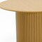 Homeroots 46" Brown Solid Wood Pedestal Base Round Top Dining Table 720973 - alternate 4