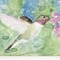 Homeroots Hummingbird 1 White Framed Print Wall Art 407862 - alternate 2