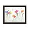 Homeroots Live Life in Full Color Tulips Black Framed Print Wall Art 529725 - alternate 1