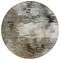 Homeroots 8' Taupe Beige And Ivory Round Abstract Washable Indoor Outdoor Area Rug 577759 - alternate 2