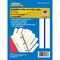 Tabbies 3" ERASBLE WRITE-ON INDEX TABS, BLUE, 3"W - 1/2" TAB EXTENSION, 8 TABS/PACK, 10 PACKS/BOX, 10PK 58907 - alternate 3