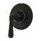 Kingston Brass Single-Handle Six-Way Diverter Valve with Round Trim Kit, Matte Black KS4030HL - alternate 1