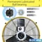 Edendirect Heavy Duty Industrial Blower Drum Fan, 30 in Blade Dia, 120V, 2,900/4,800 cfm IR-FAND30FDC - alternate 3