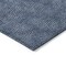 Homeroots 8' Navy Blue And Ivory Round Geometric Washable Indoor Outdoor Area Rug 602385 - alternate 2
