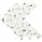 Daltile Eclessia Marble Natural Stone Double Herringbone Mosaic Polished, 7.50 SQFT Per Carton, 10PK M345DBLHERRMSPL - alternate 1