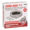 Oatey Jumbo Johni-Ring with Horn and 1/4" x 3-1/2" Extra-Long Bolts Toilet Wax Ring Combo Pack Brass 90203 - alternate 2