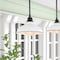 Jonathan Y Jasper 12.25" 1-Light Farmhouse Industrial Indoor/Outdoor Iron LED Pendant, White JYL7611A - alternate 5