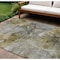 Homeroots 10' X 14' Taupe Brown And Gray Abstract Washable Indoor Outdoor Area Rug 581784 - alternate 1