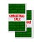Signmission Christmas Sale, Vinyl Decals Only 24 Inch x 36 Inch, Vinyl Decal, 2PK DSB-2436-2PACK-Christmas Sale - alternate 1
