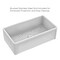 Whitehaus Collection 33 in Reversible Single Bowl Fireclay Kitchen Sink with Grid WHRP3318-W - alternate 2