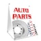 Signmission Auto Parts, 36 Inch x 24 Inch A-frame Yard Sign, Plastic Sign SBC-2436-Auto Parts - alternate 1