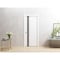 Sartodoors Sliding Pocket Door 36 x 96 inches, Planum 0333 White Silk with Black Inserts and Frosted Glass, Ki PLANUM0333PD-WS-3696 - alternate 1