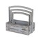 Homeroots Set of Three Gray Solid Wood Cube or Bin, 3PK 487667 - alternate 2