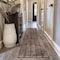 World Rug Gallery Bohemian Stripe Lines Shag Runner Rug 2 ft 3 in x 12 ft Beige WR128BEIGE2X12 - alternate 1