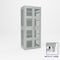Pucel Heavy Duty Storage Cabinet, 36 in W x 78 in H x 24 in D, Perforated, Light Blue HDSC-3672-24-4L-PERF - alternate 1