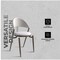 Leisuremod Venice Collection Modern Dining Chair In Black in White, 2PK VC49W2 - alternate 4