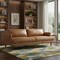 Homeroots 76" Brown Leather Sofa 640999 - alternate 4