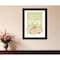 Homeroots Hello Spring Floral Black Framed Print Wall Art 529891 - alternate 2