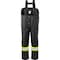 Ironwear Vertical Quilted Insulated Low Bib Overalls w/ Reflective Tape, Black, 3X-Large 6940-B-3XL - alternate 1