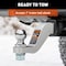Curt Ball Mount, 8-1/2 in L, 4 in Drop, 3 in Rise, Class 3 Hitch, 1 in Dia Hitch Ball, Aluminum 45361 - alternate 2