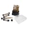Performance Tool 63 pc. Titanium Drill Bit Set, HSS Bits, Storage Case W9012 - alternate 1