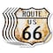 Signmission Route Us 66 Rustic, 4 inch X 4 inch, Vinyl Decal, 5PK SHI-D-5PACK-4-485 - alternate 1