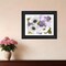 Homeroots Lilacs and Anemone Black Framed Print Wall Art 529869 - alternate 2