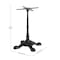 Flash Furniture Chambery 22.75 in x 22.75 in Black Cast Iron Table Base, Weather UV Resistant Commercial Grade Base SDA-T2222-GG - alternate 2
