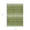 Homeroots 5' X 8' Green And Ivory Abstract Washable Indoor Outdoor Area Rug 599953 - alternate 3