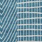 Homeroots 5' X 8' Teal Blue And Ivory Geometric Washable Indoor Outdoor Area Rug 596975 - alternate 4