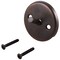 Delta Other Overflow Plate & Screws - Trip Lever RP31555RB - alternate 1